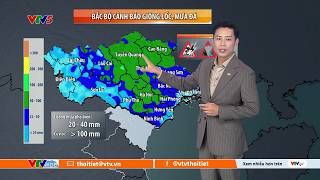 Dự báo thời tiết ngày mai 17/04/2026 | Bắc Bộ cảnh báo giông lốc, mưa đá | VTVWDB
