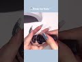 【セルフネイル】透明感たっぷり✨冬の氷ネイル⛄️🧊 チップで長さだし💅 asmr nails