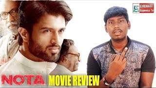 NOTA Tamil Movie Review | Vijay Devarakonda, Director Anand Shankar | Chennai Express