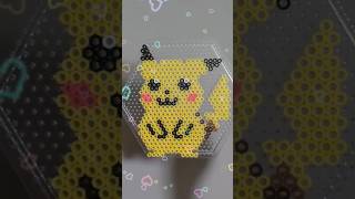 Pokemon　Pikachu　pixelart　アイロンビーズ　Detective Pikachu