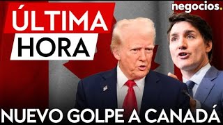 ÚLTIMA HORA | Trump golpea a Canadá: ordena un arancel adicional del 25% al 50% al acero y aluminio