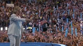 Democrats complete historic convention in unity