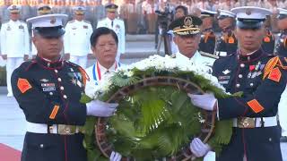 A Sample Wreath Laying Ceremony in the Philippines (2023 Rizal Day with Pres. Marcos Jr.)