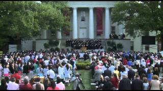 Singing of alma mater, Transylvania University presidential inauguration