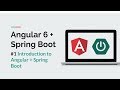 [Angular 6 + Spring Boot] #1 Introduction to Angular + Spring Boot