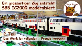 Ein grossartiger Zug entsteht - SBB IC2020 - Teil 2/2 des LEGO MOC 🇨🇭