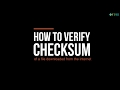 How to Verify Checksum in Linux [GUI and Command Line]