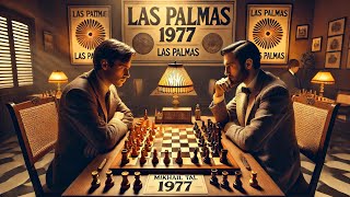 The Magician Mikhail Tal Crushes Gabriel Cabrera in Round 7 of Las Palmas 1977!