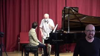 Ferenc Rados Master Class - Schubert D.960 - Vienna 2020 Lieven Foundation Summer School