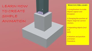 Construction Animation in Blender 3.4.