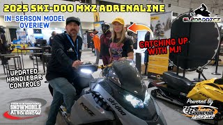 2025 Ski-Doo MXZ Adrenaline w/ Blizzard Package | Catching Up With MJ | Toronto Snowmobile Show