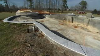 Pool company takes money, leaves customers with unfinished swimming pools