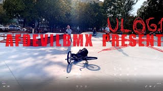 Vlog➬1 СЛОМАЛ ЛОКОТЬ Катаем стрит на BMX Разносим Скейт Парк Плазу в Днепре#bmx #bmxstreet #bmxpark