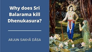 Why does Balaram kill Dhenukasura? | Balarama Purnima 2022~ ISKCON Seattle | Arjun Sakhā Dāsa