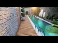 50x80 house design 3d 4000 sqft 445 gaj 4 bhk duplex house swimming pool 15x24 meters