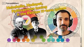 Helmholtz, Hedayat, Pythagorean tuning, and the persian 17-tone System