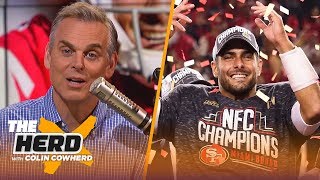 Colin questions what people don't see in Jimmy G, pressure is on Chiefs — not 49ers | NFL | THE HERD