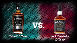 Is There Too Much Hype Around the Jack Daniel's 10 Year? Rebel 10 vs Jack Daniel's 10