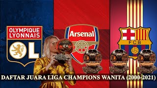 DAFTAR JUARA LIGA CHAMPIONS WANITA UEFA DARI TAHUN KE TAHUN