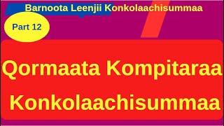 Marsaa 12 ffaa Qormaataa Leenjii Konkolaachiftootaa yookiin kompiiteraa