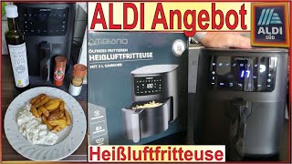 ALDI Angebot - Heißluftfritteuse - Ölfreies frittieren - Kinderleicht Fritten \u0026 Co. zubereiten