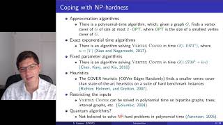01 Intro part 1 - Introduction to solving intractable problems, part 1