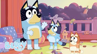 Daddy Robot cleans the playroom | Daddy Robot | Bluey
