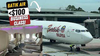 Can Batik Air's UNDER $100 BUSINESS CLASS actually disappoint? Kuala Lumpur - Langkawi Flight Review