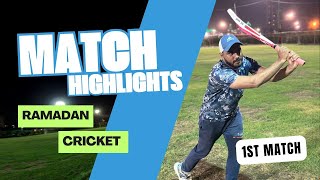 First match of tape ball in Ramadan!! || NIGHT MATCH || GOPRO CRICKET.