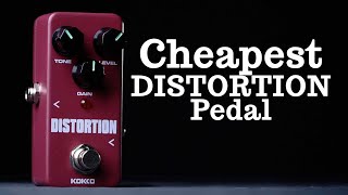 IS IT $H!T? Kokko Distortion Pedal Demo - Cheapest Distortion Pedal?