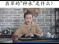 小師妹專業講解翡翠的“種水” 翡翠讲解 翡翠种水