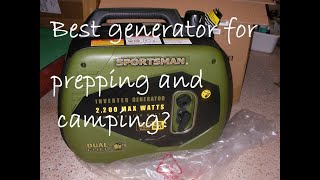 Best generator for prepping and camping Sportsman Dual Fuel Sine Wave 2200 watts