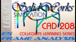 E5 - SolidWorks Weldments and Frame Stress Analysis Tutorial