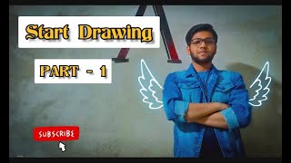 Start Drawing/ Learn it | Part- 1 Holding, Outlines and Edges.