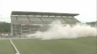 Ottawa Lansdowne Park Stadium South Side Stands Demolition