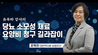 당뇨병 소모성 재료 요양비 청구 길라잡이