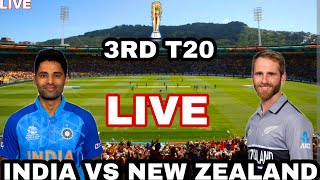 Live : India vs New Zealand 3rd T20 Live | IND vs NZ 3rd T20 Live Scores & Commentary