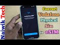 How to Convert Vodafone Physical Sim to eSIM in iPhone | Vodafone India Vi eSim activation