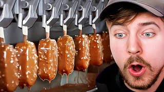 একটি আইসক্রিম কারখানার ভিতরে😱❤️কি কি হইয় || Inside an Ice Cream Factory#mrbeast #mrbeastgaming #mr