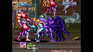 Denjin Makai II: Guardians (Arcade) Mr.Muscle Boss Battle