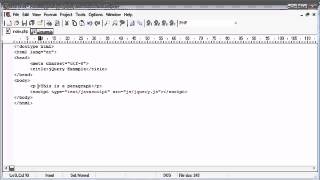 jQuery Tutorial 4 Testing jQuery