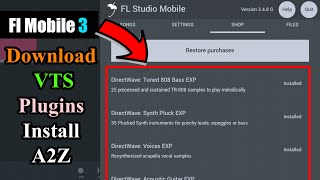 how to a install VST Plugins in FL studio mobile 3 || Fl Studio Mobile install plugins | Fl Mobile 3