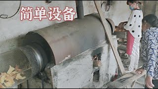 江西小伙买回一台机器，在自家门口办加工厂，日赚600元