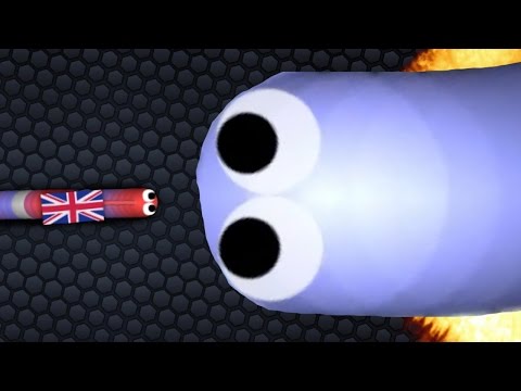 ¡EL NUEVO SKIN DE SLITHER.IO MÁS GRANDE DEL MUNDO! Diseño de bandera de Gran Bretaña sin jugabilidad HACK SLITHER.IO MODS