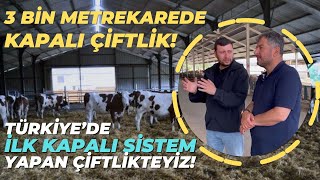 3 Bin Metrekare Kapalı Çiftlik / Türkiye’de İlk Kapalı Sistem Hayvancılık Yapan Çiftlikteyiz!