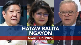 UNTV: Hataw Balita Ngayon   |    March 7, 2024