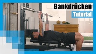 Tutorial: Bankdrücken lernen - Technik \u0026 richtige Ausführung 🏋️‍♀️