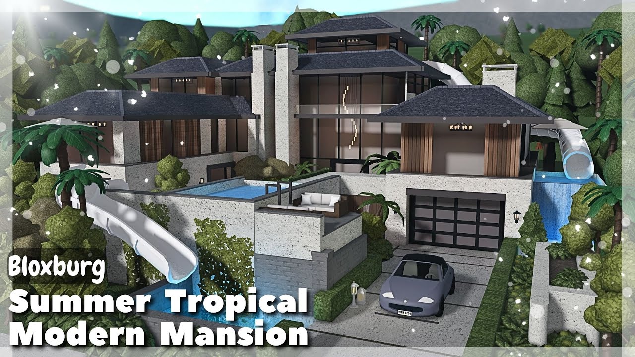 Tropical Modern Mansion The Westlake Tropical Modern Is A Pair Of