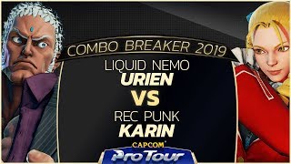 Liquid Nemo (Urien) vs REC Punk (Karin) - Combo Breaker 2019 Top 96 - CPT 2019