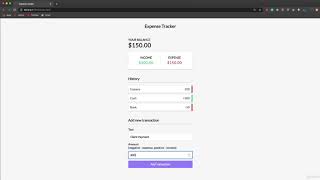Expense Tracker using java-script ep 1 Project Intro